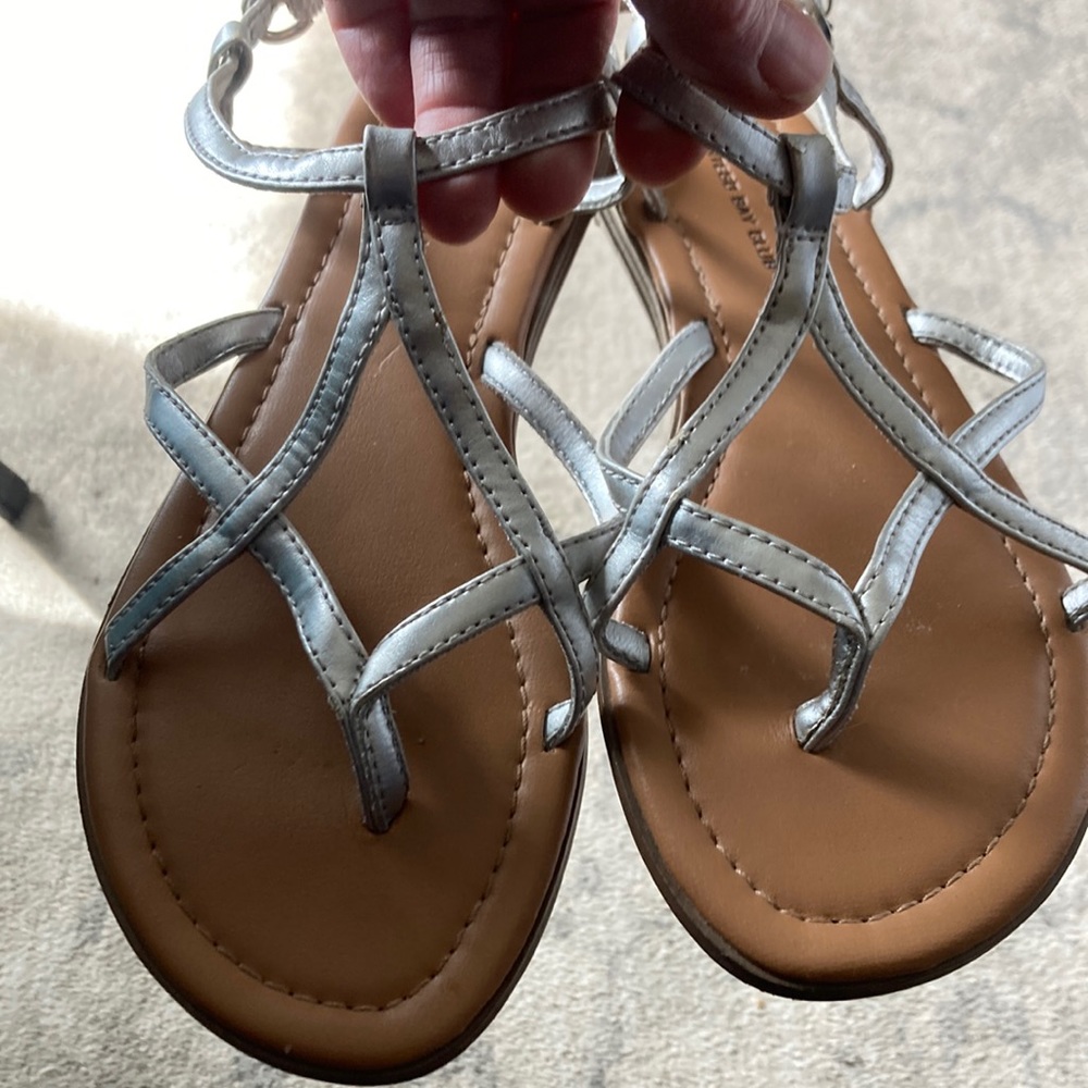Montevideo Bay Club silver sandals